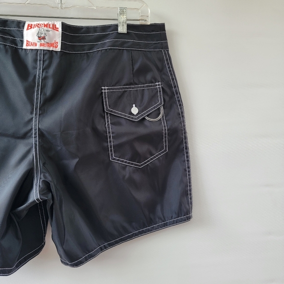 Birdwell Britches 310 Men's Size 36 Black Boardshorts Surf Shorts - Picture 10 of 14